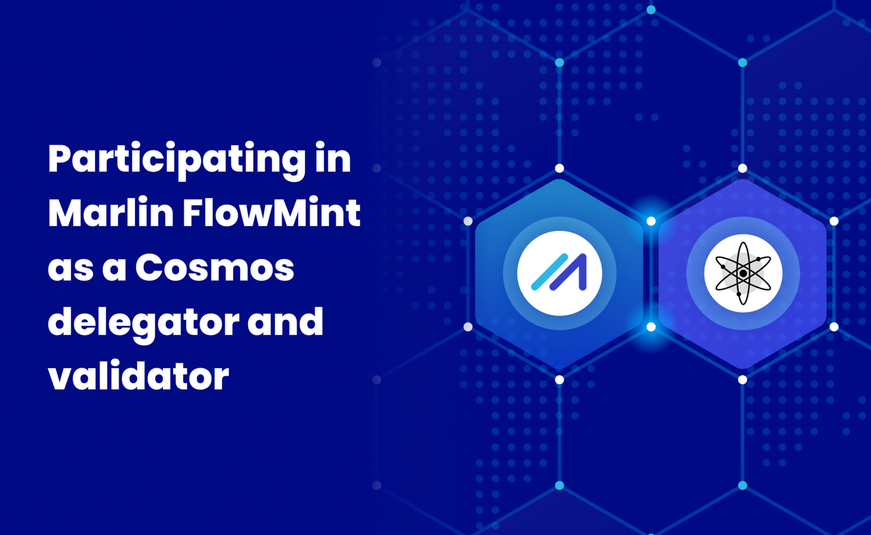 Participating in Marlin FlowMint as a Cosmos delegator and validator