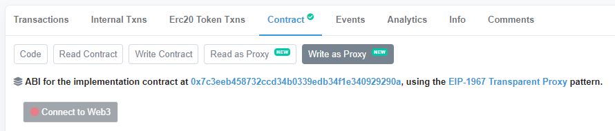 POND contract on Etherscan