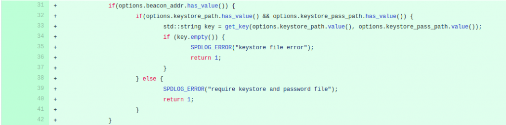 Keystore integration