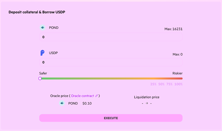 Borrowing USDP