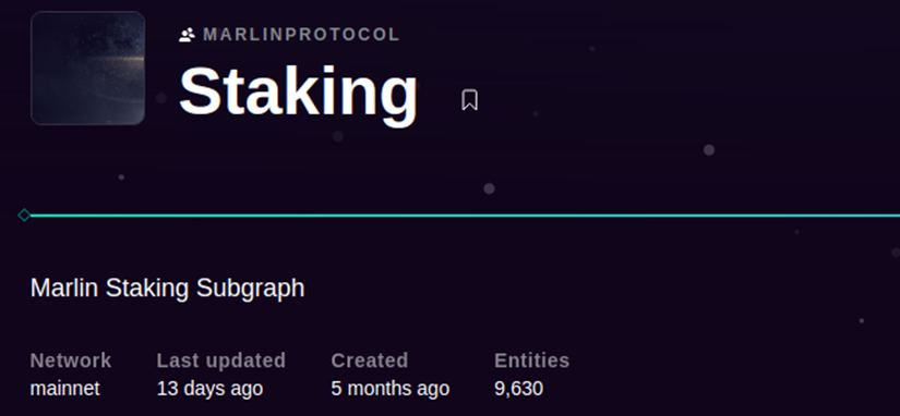 Staking Subgraph