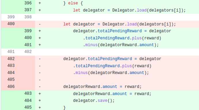 pending rewards subgraph