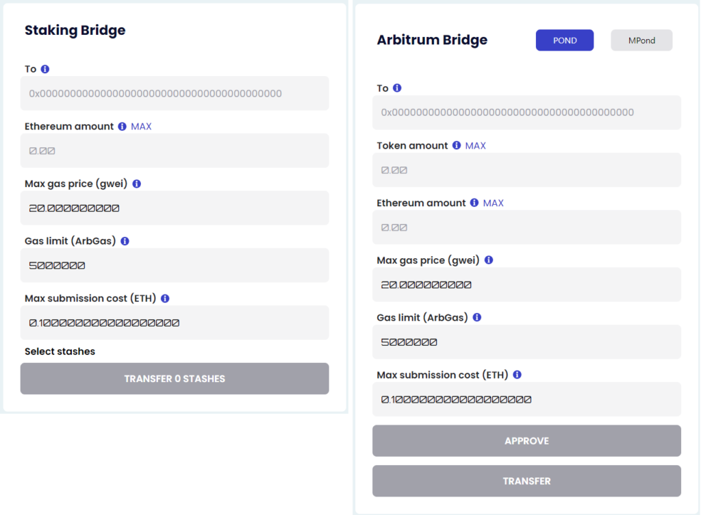 Staking and Token Bridge