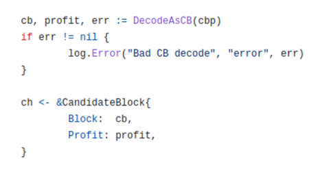 Split validator design